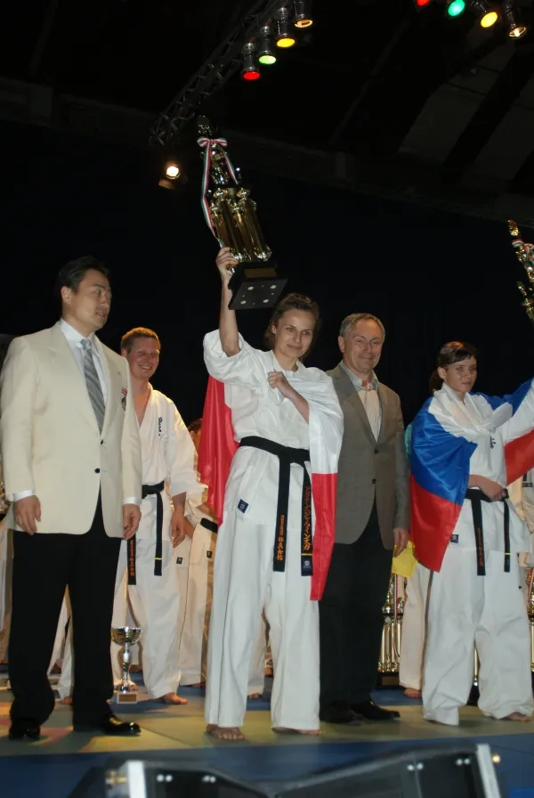 Ceremonia wręczenia trofeów podczas Mistrzostw Europy w Budapeszcie